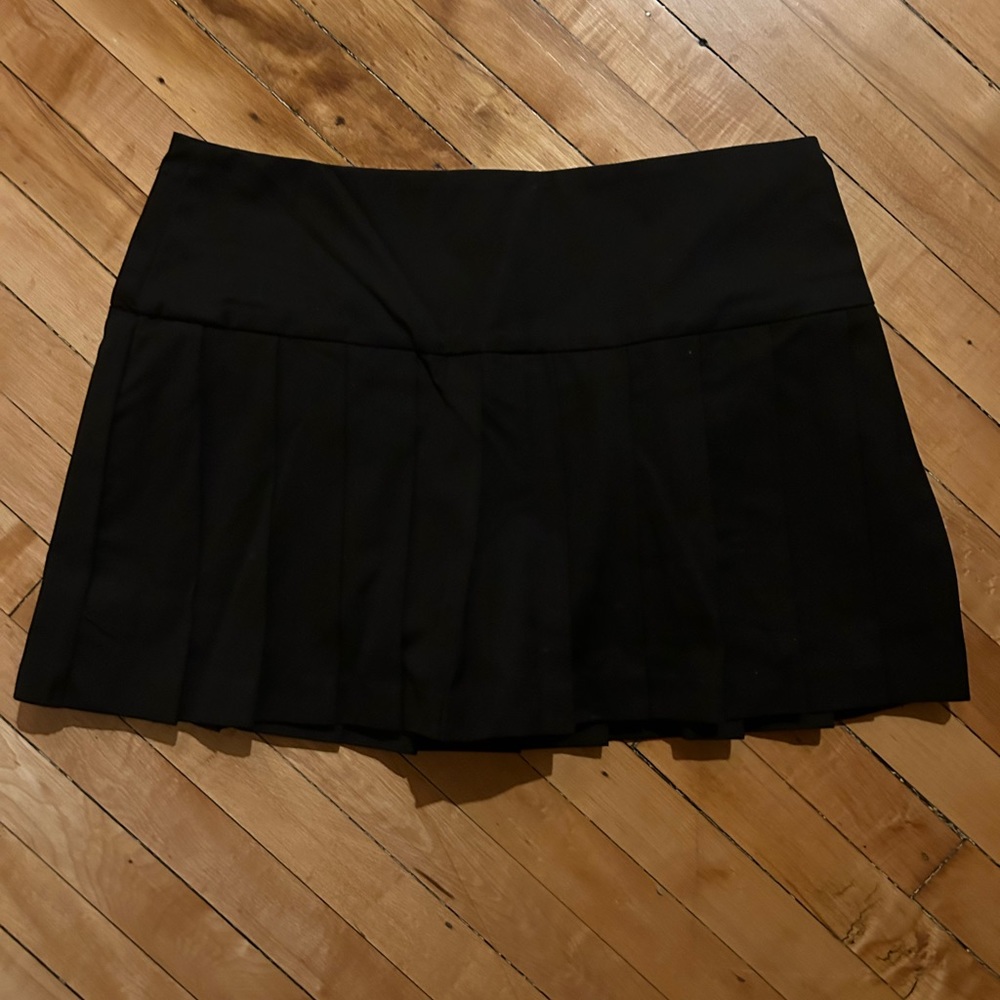 english factory black pleated skort! new without tags